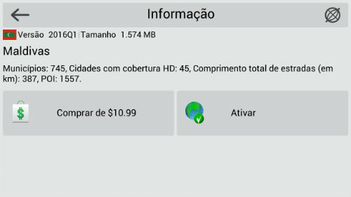 Activation of additional maps 01