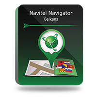 Navitel Navigator. Albania, Bosnia y Herzegovina, Croacia, Macedonia del norte, Montenegro, Serbia, Eslovenia