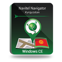 Kırgızistan Cumhuriyeti haritalı Navitel Navigatör