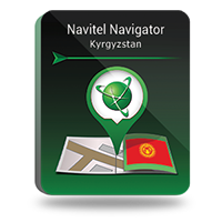 Kırgızistan Cumhuriyeti haritalı Navitel Navigatör