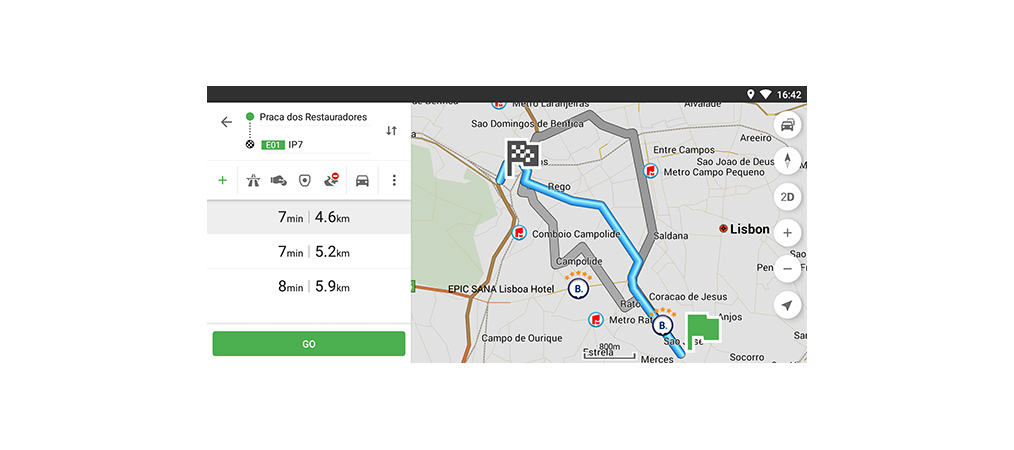 Navitel Navigator. Estónia, Letónia, Lituânia