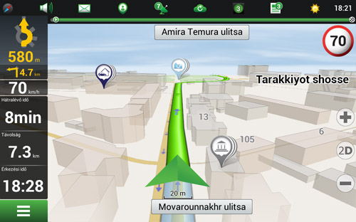 Navitel Navigator. Üzbegisztán